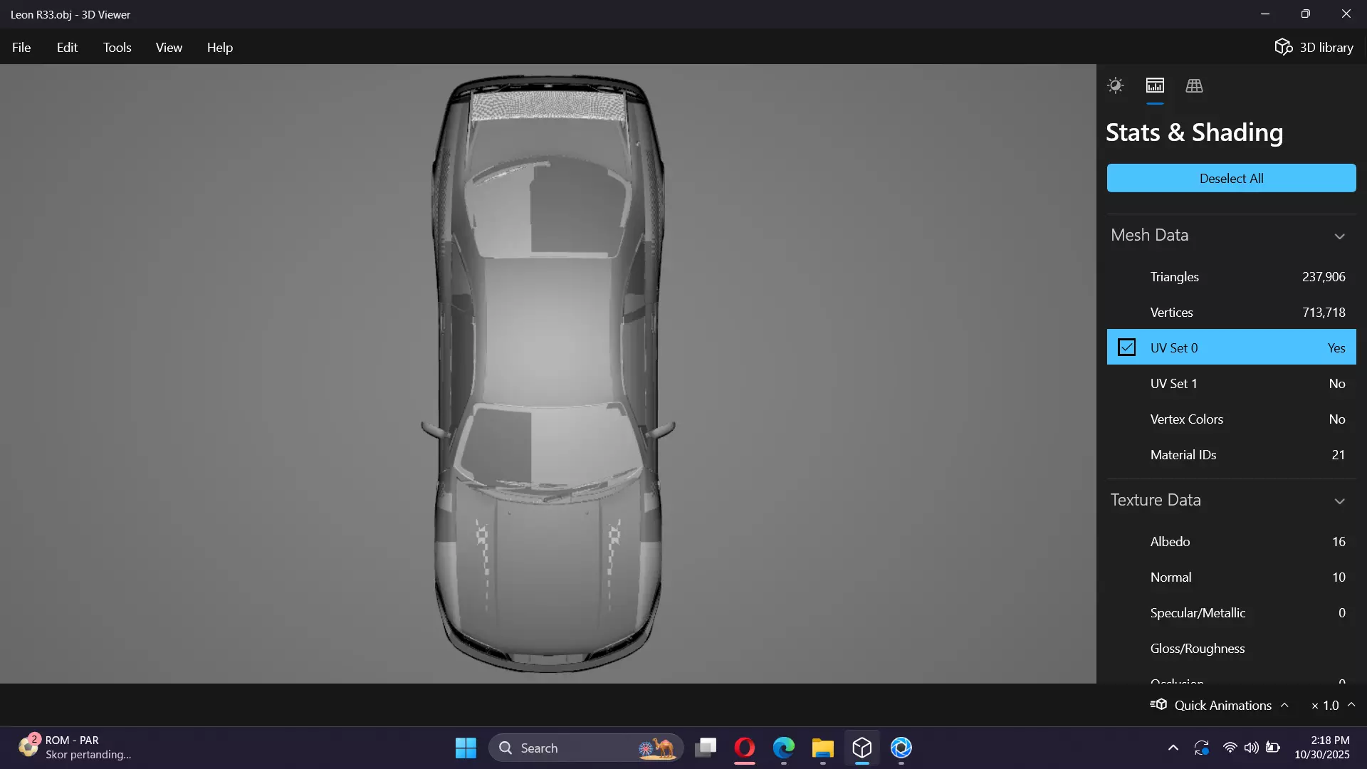 The Fast and The Furious Nissan Skyline GTR R33 V spec Low-poly 3D model_26