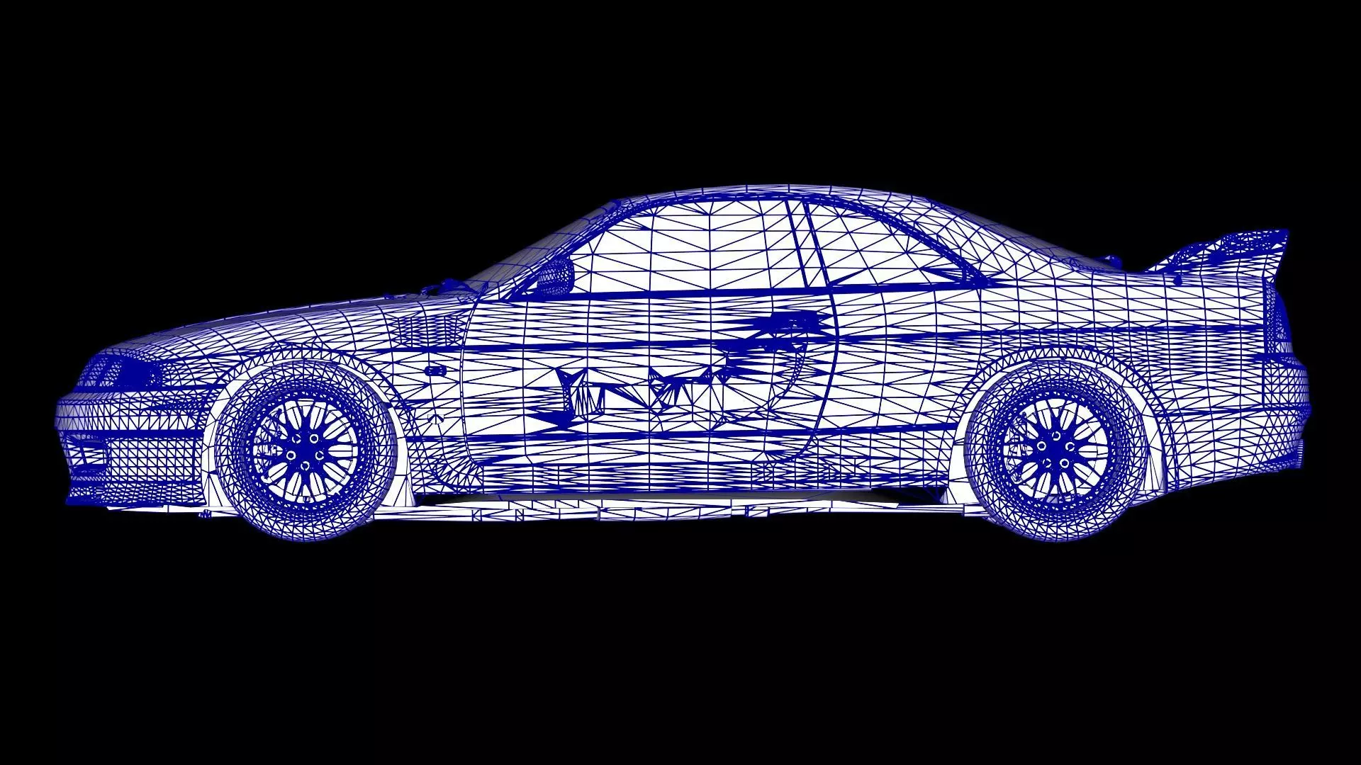 The Fast and The Furious Nissan Skyline GTR R33 V spec Low-poly 3D model_19