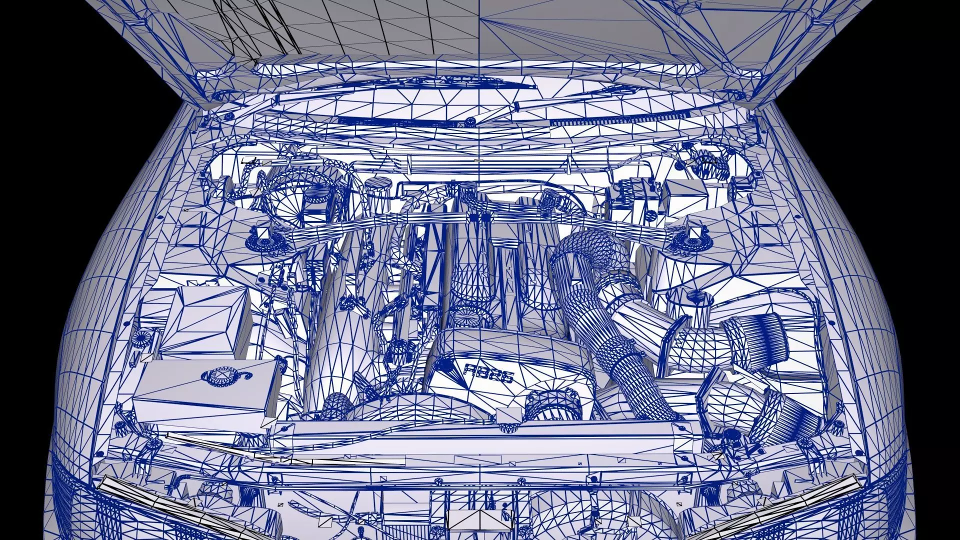 The Fast and The Furious Nissan Skyline GTR R33 V spec Low-poly 3D model_21