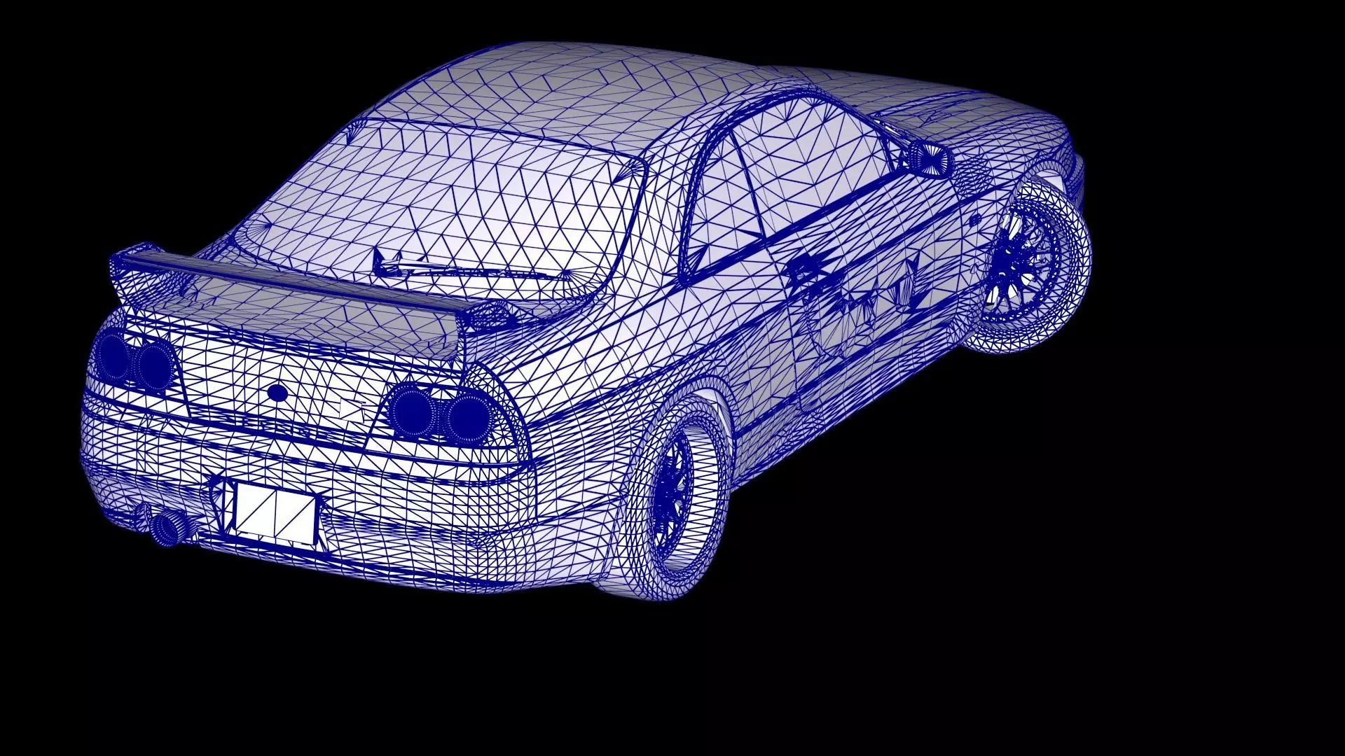 The Fast and The Furious Nissan Skyline GTR R33 V spec Low-poly 3D model_13