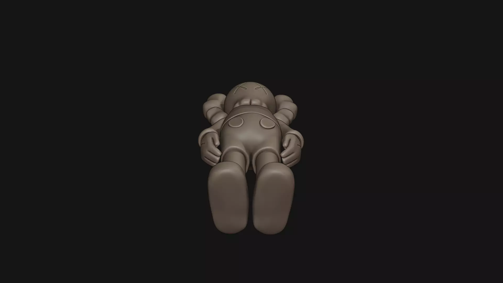 Kaws Compaion Key tag 3D print model_17