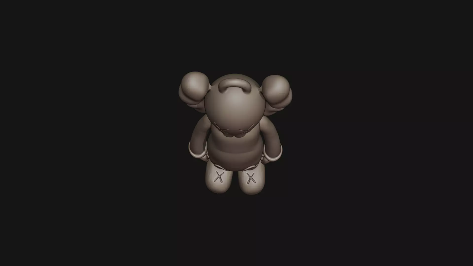 Kaws Compaion Key tag 3D print model_16