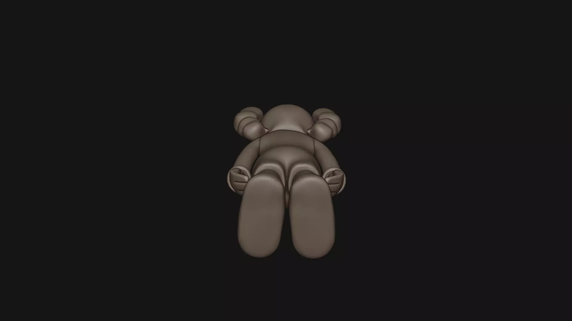 Kaws Compaion Key tag 3D print model_18