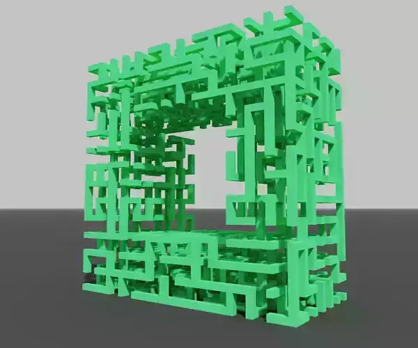 Maze Voxel Frame