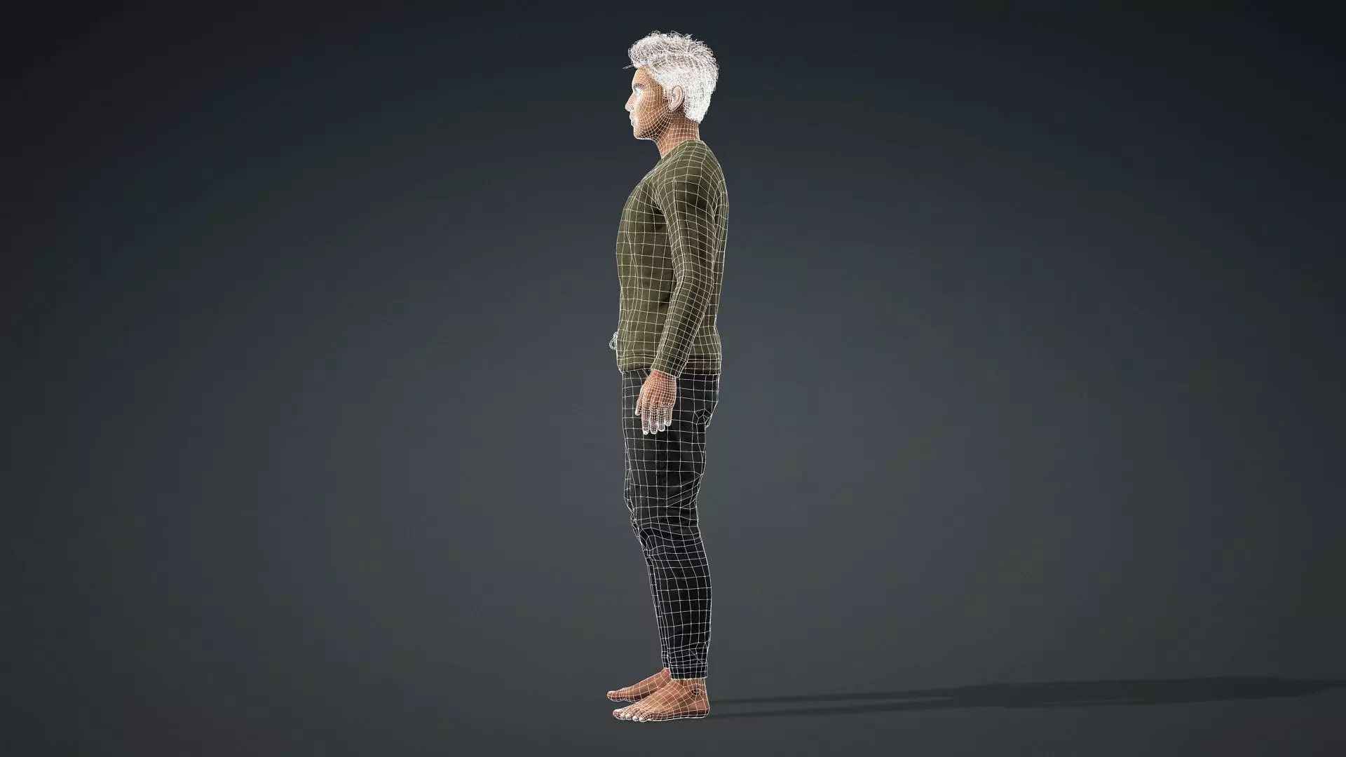 Realistic Male 3D Model 3D model_14