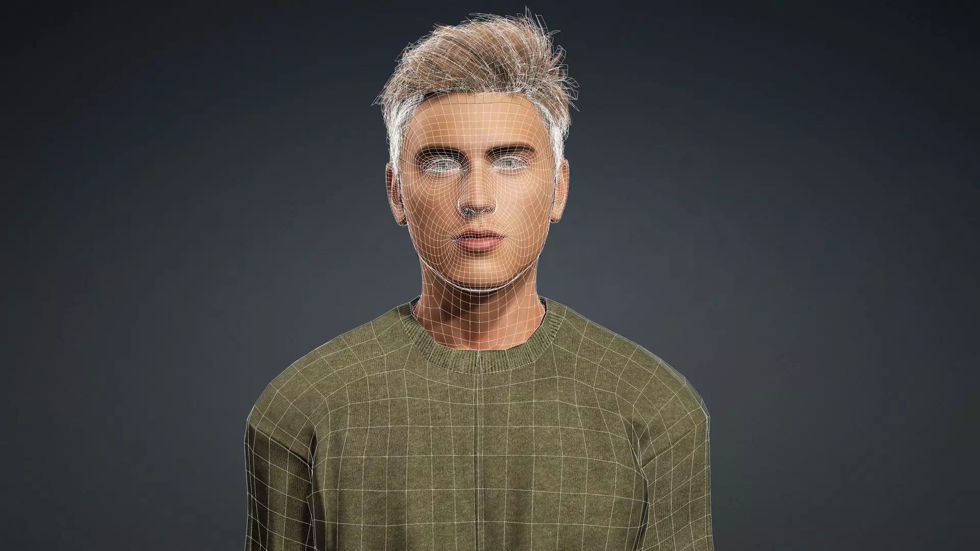 Realistic Male 3D Model 3D model_17