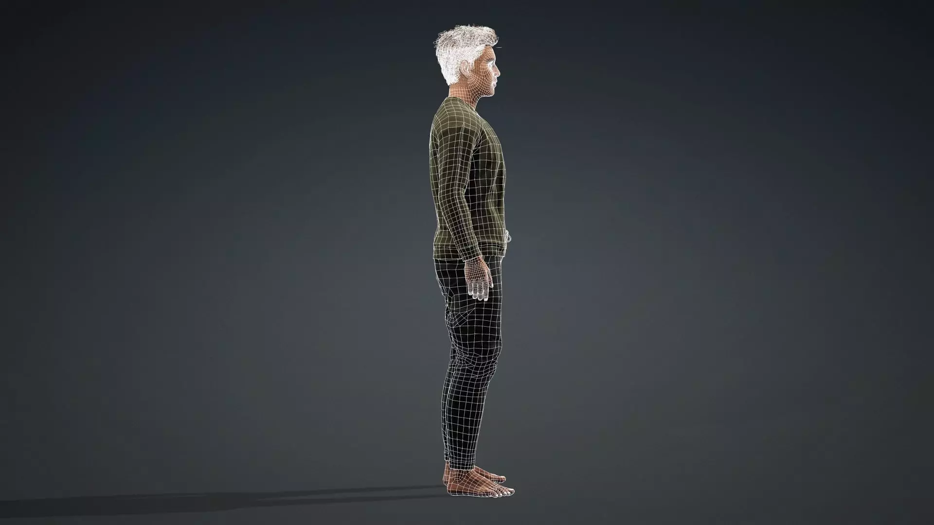 Realistic Male 3D Model 3D model_13