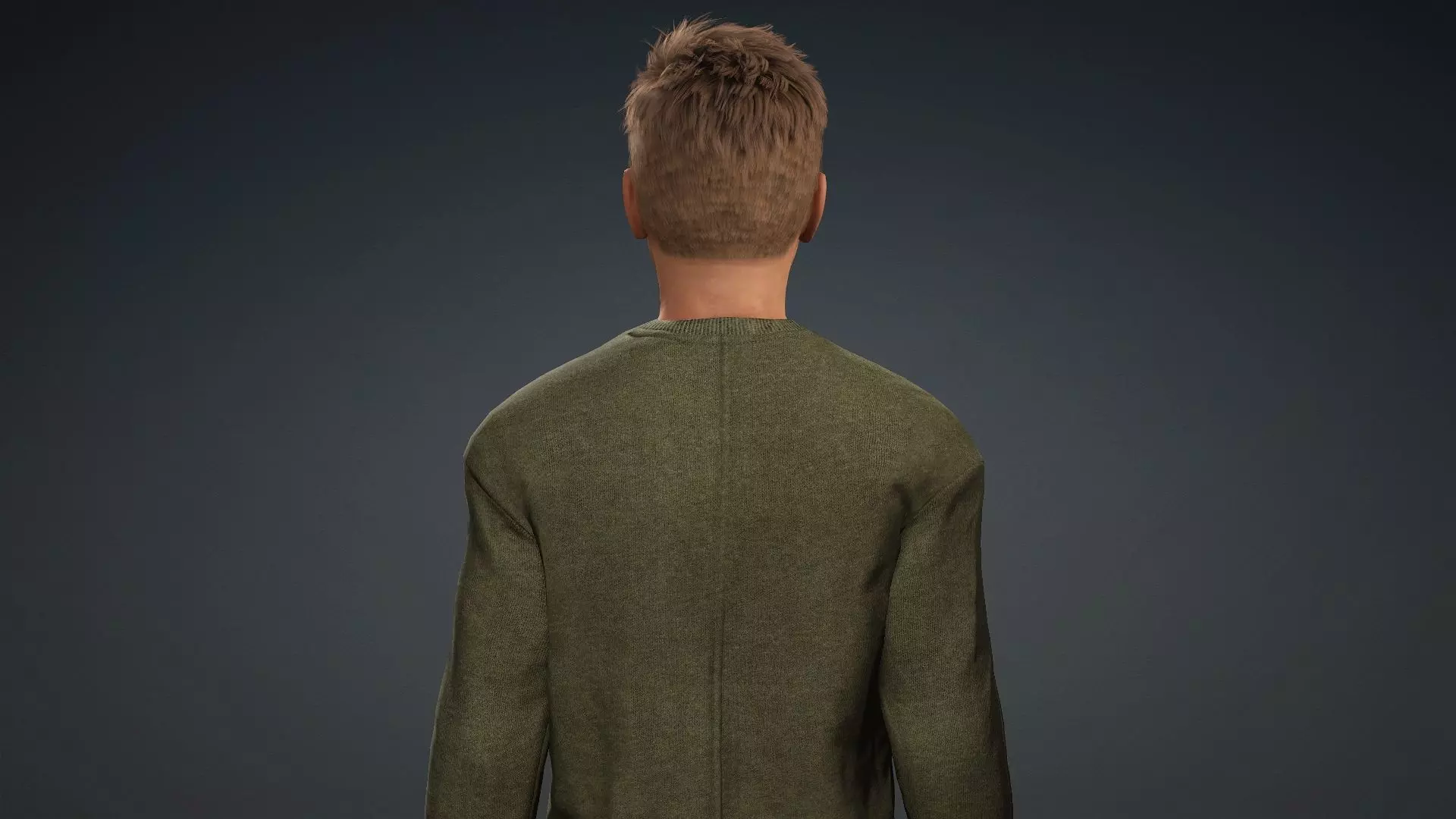 Realistic Male 3D Model 3D model_6