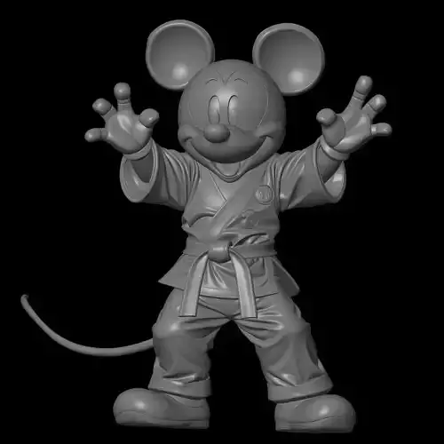 judoka mickey mouse