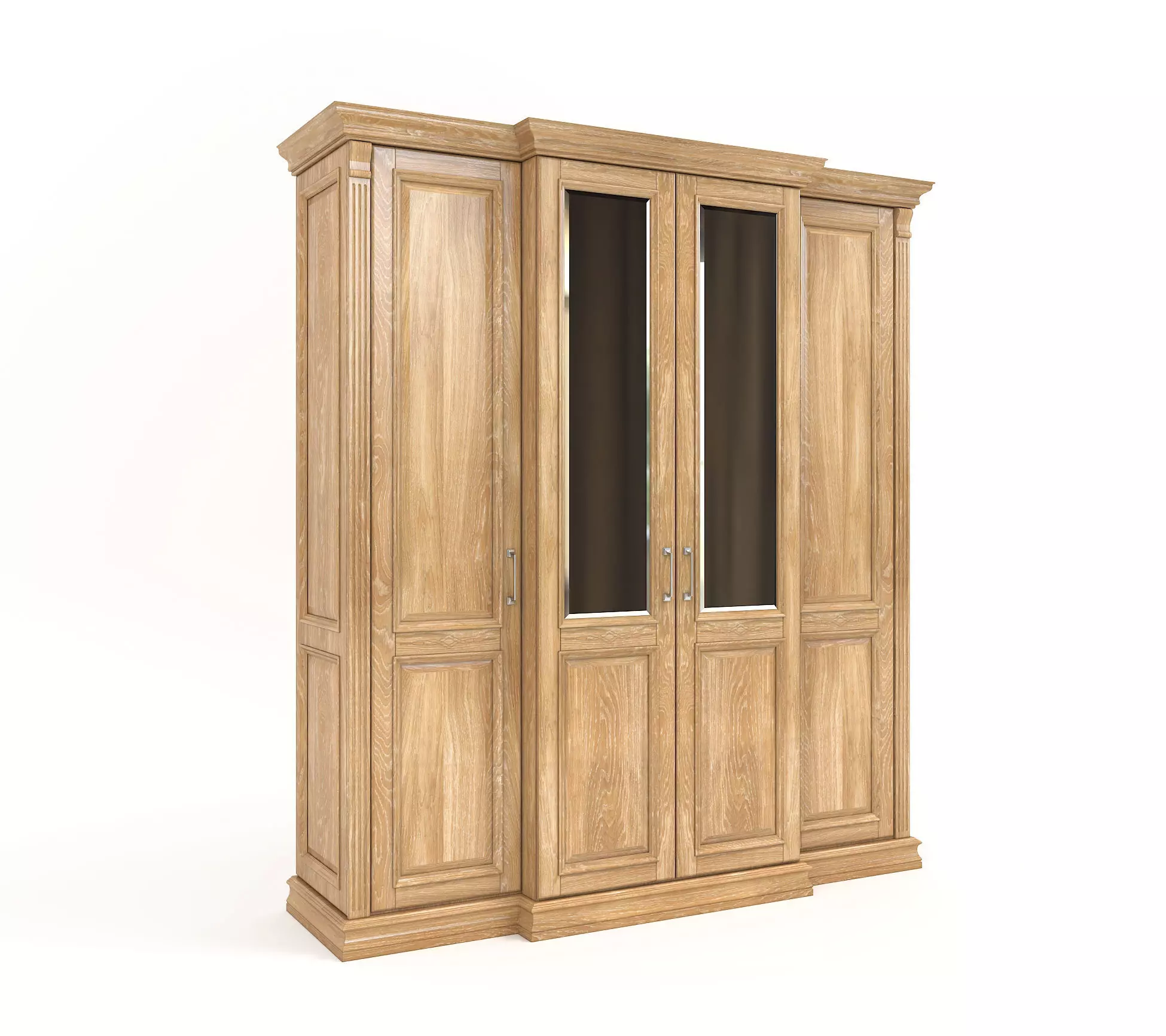 Wooden Furniture Collection 3D model_2