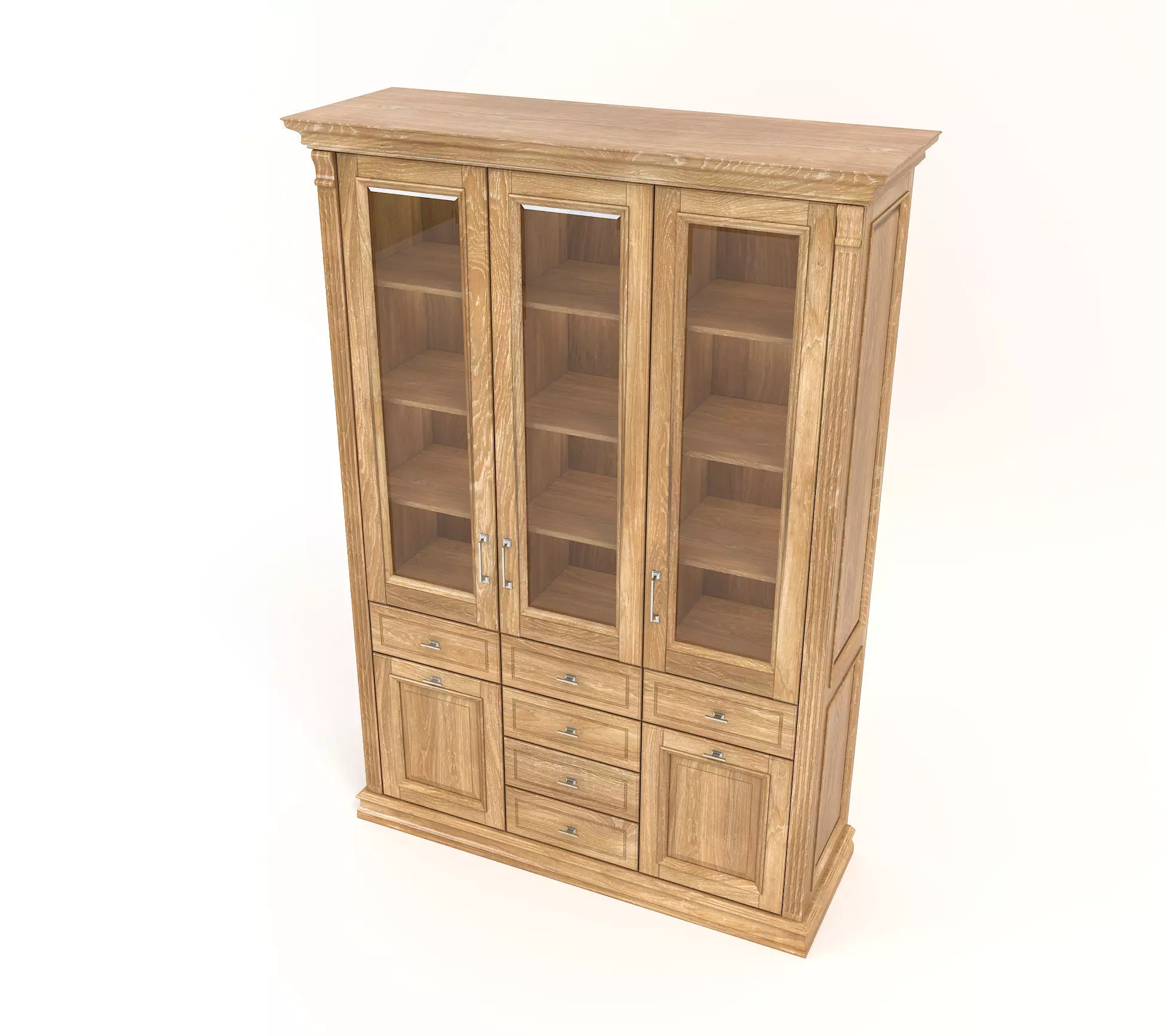 Wooden Furniture Collection 3D model_5