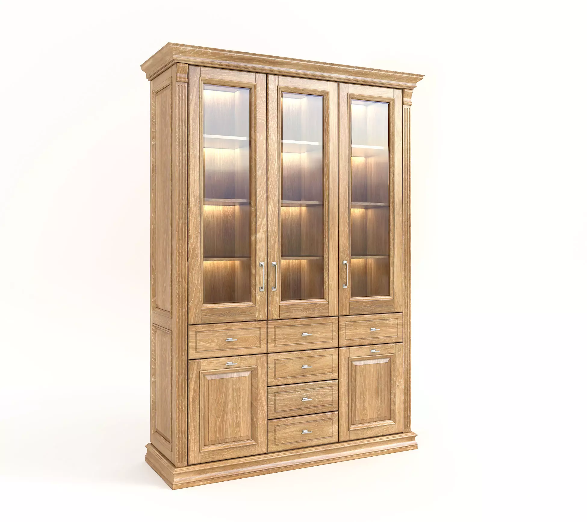 Wooden Furniture Collection 3D model_4