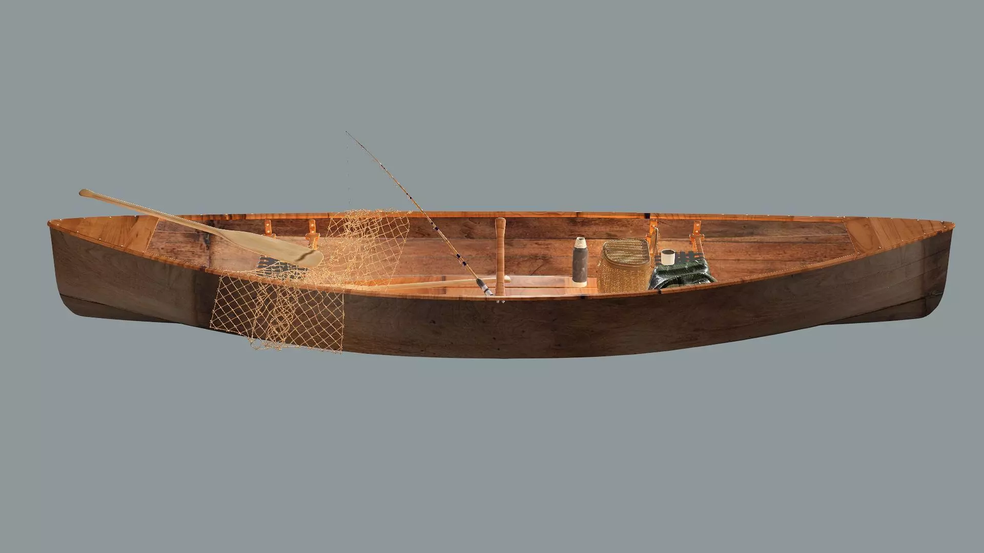 Old Fishing Boat-Lodka 3D Model 3D model_6
