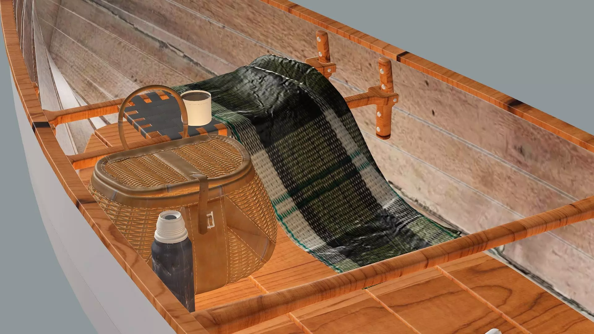 Old Fishing Boat-Lodka 3D Model 3D model_5