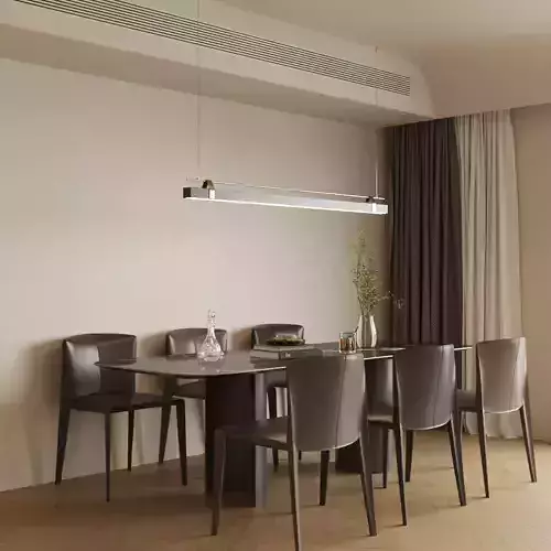 set of dining table and chairs