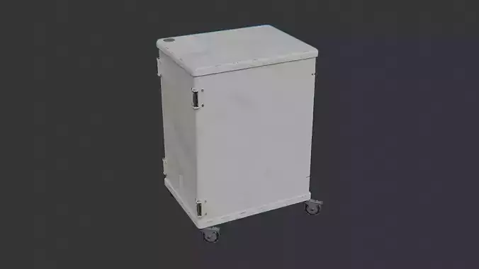 Compact Medical Cabinet on Casters