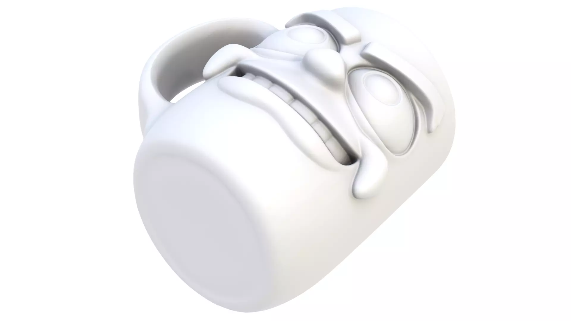 Mug smiling 05 3D model_8