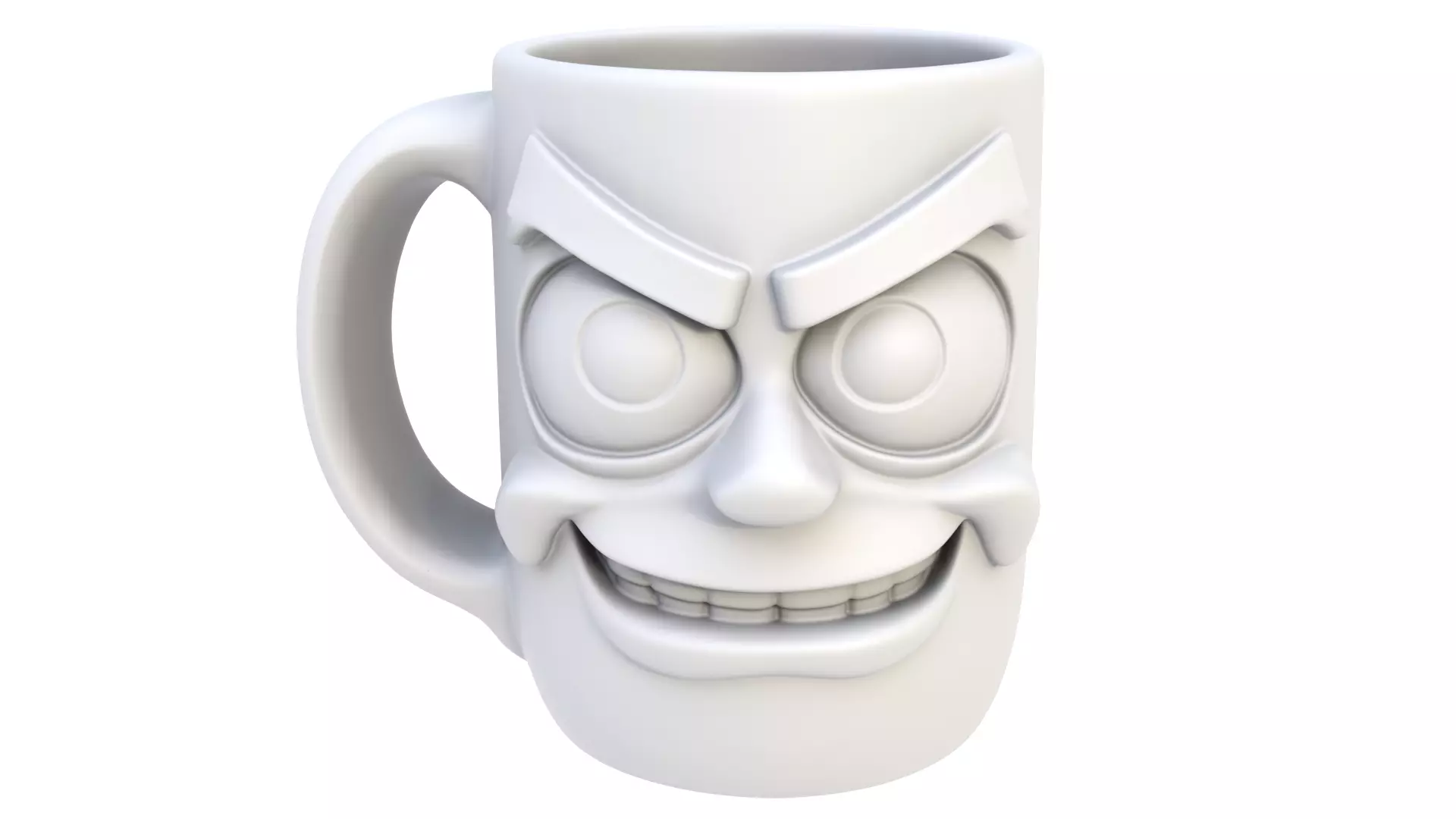 Mug smiling 05 3D model_6