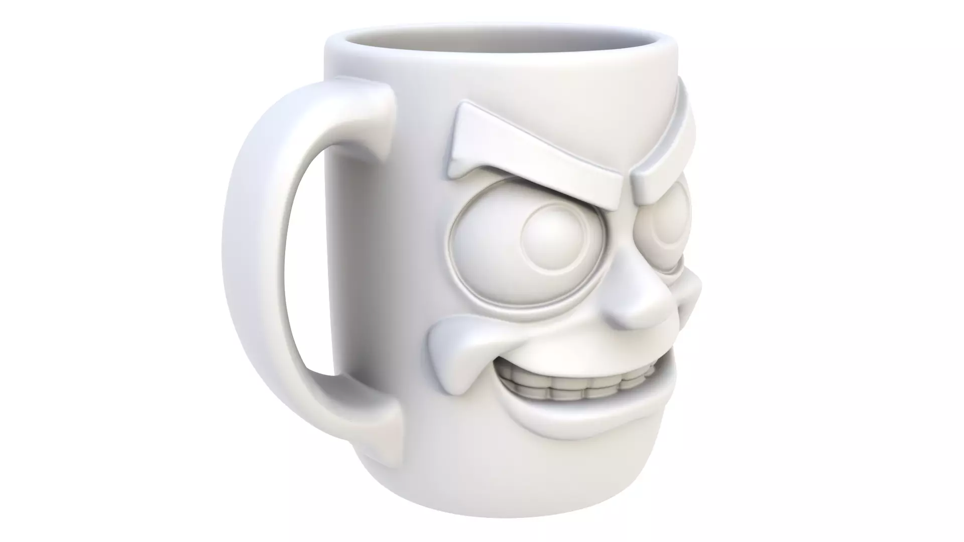 Mug smiling 05 3D model_5