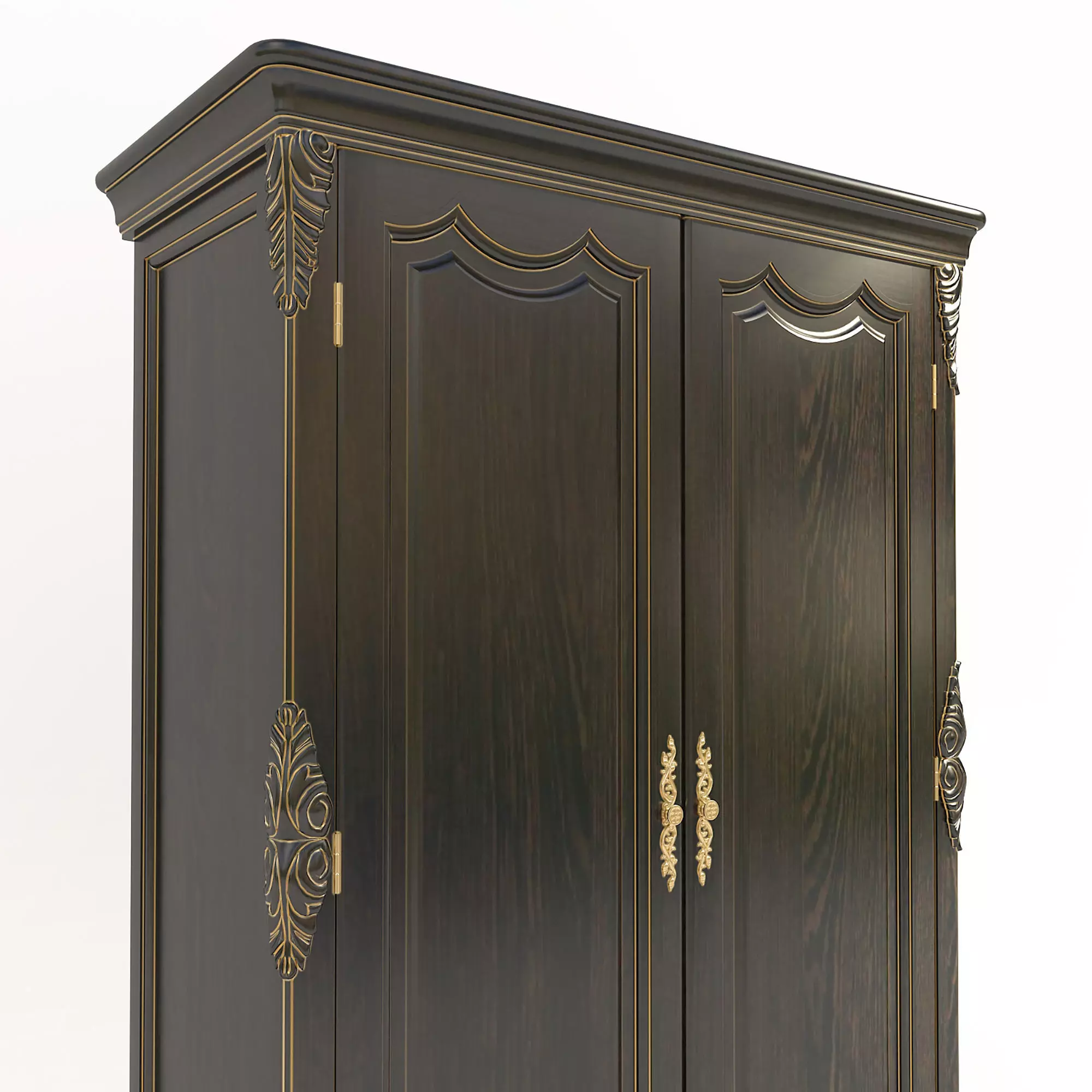 Classic European style Cabinet 3D model_4