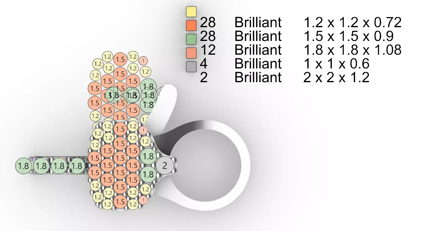 hiphop hook lock  3D print model_7