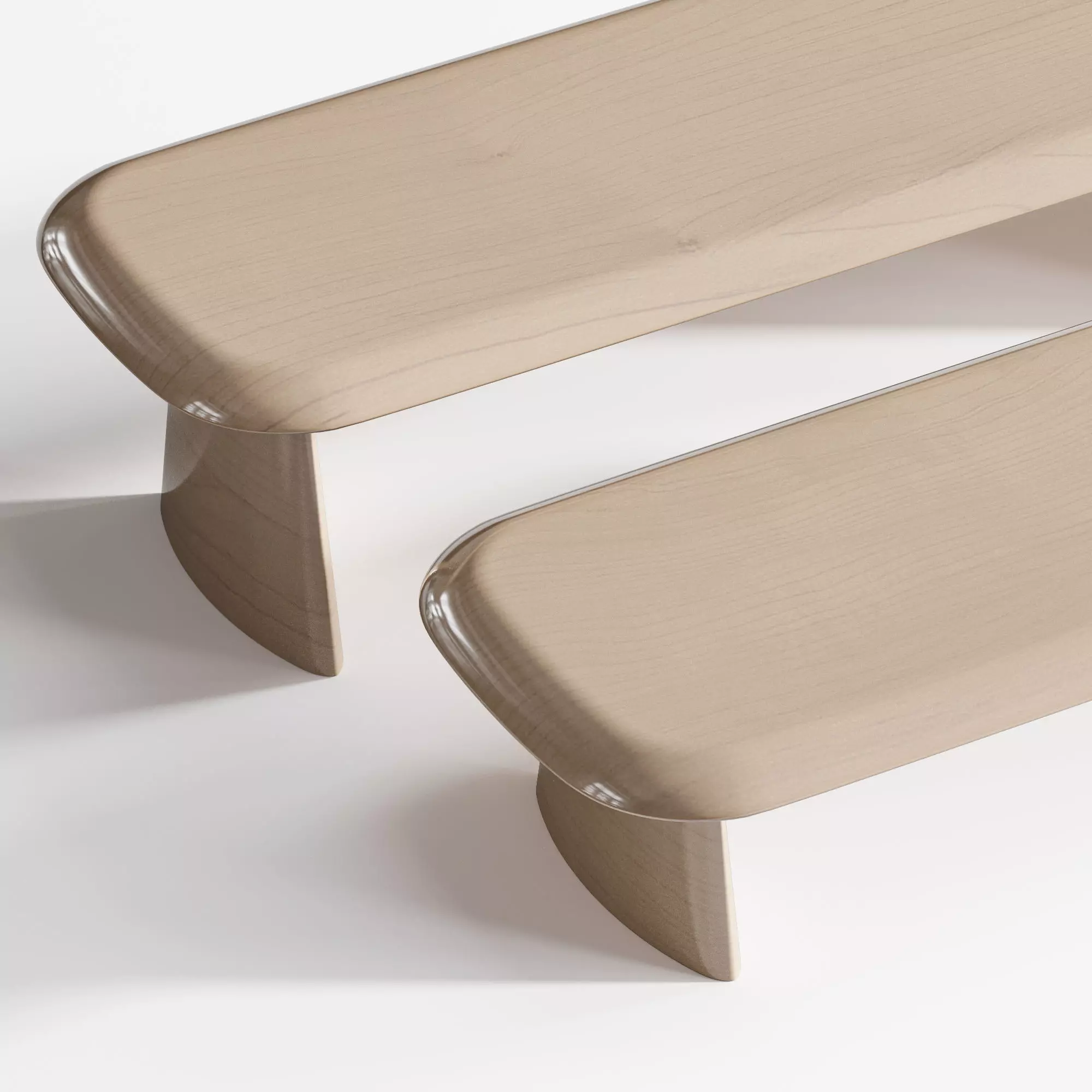 Coffee Table Set 22 3D model_2