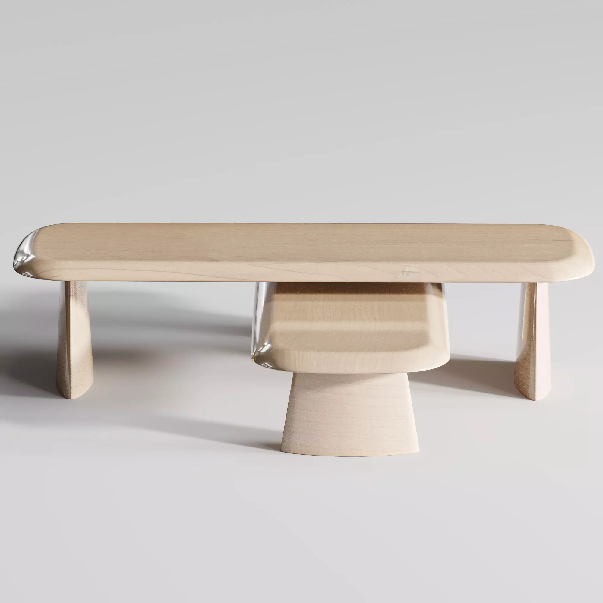 Coffee Table Set 22 3D model_1