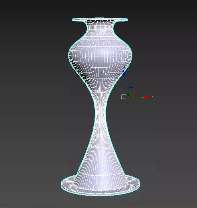 Empty Flower Vase  Low-poly 3D model_12