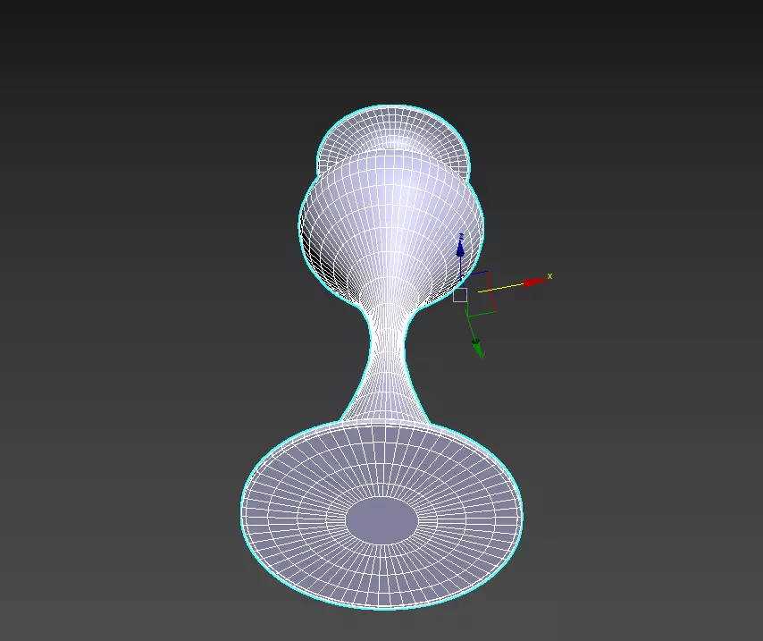 Empty Flower Vase  Low-poly 3D model_11