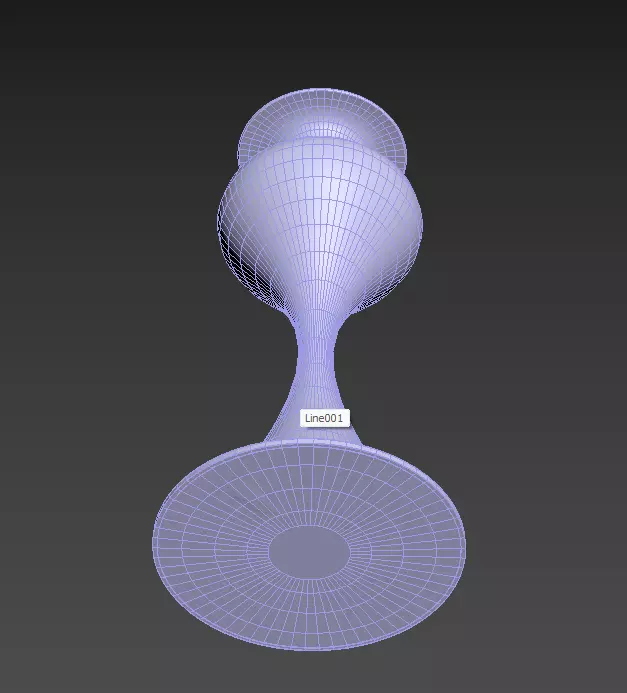 Empty Flower Vase  Low-poly 3D model_10