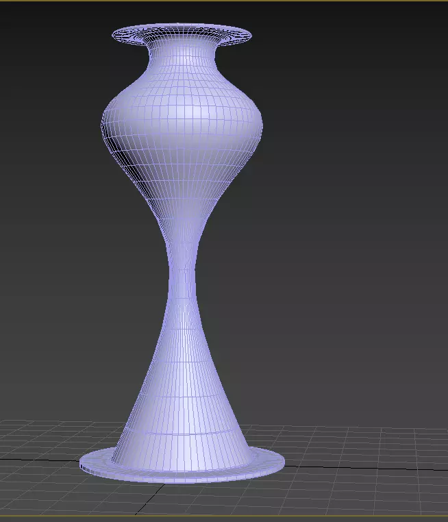 Empty Flower Vase  Low-poly 3D model_9