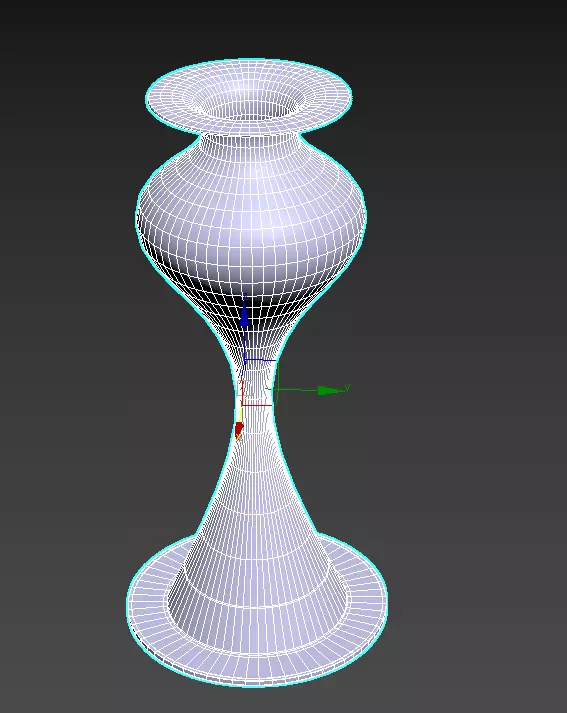 Empty Flower Vase  Low-poly 3D model_14