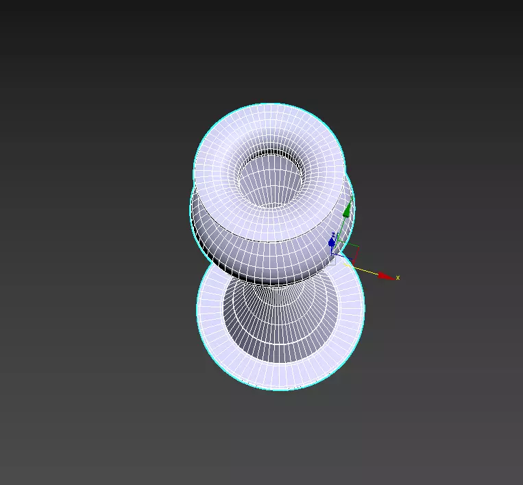 Empty Flower Vase  Low-poly 3D model_13