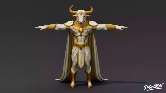Celestial Minotaur T-Pose