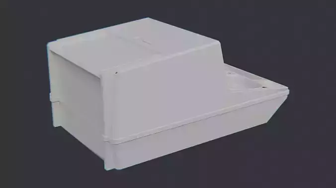 Medical Defibrillator Device with Dual Tray