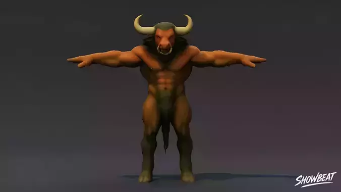 Classic Minotaur V01 T-Pose