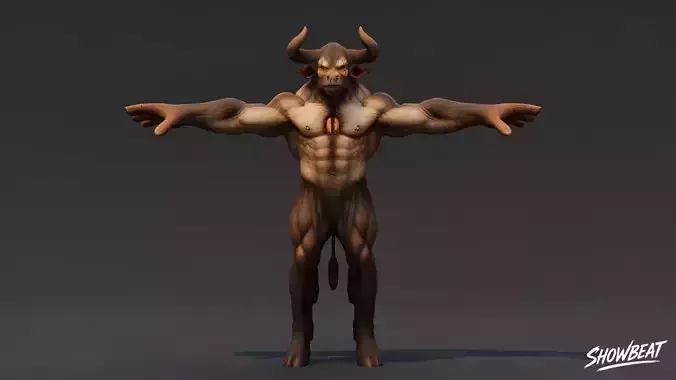 Corrupted Minotaur T-Pose