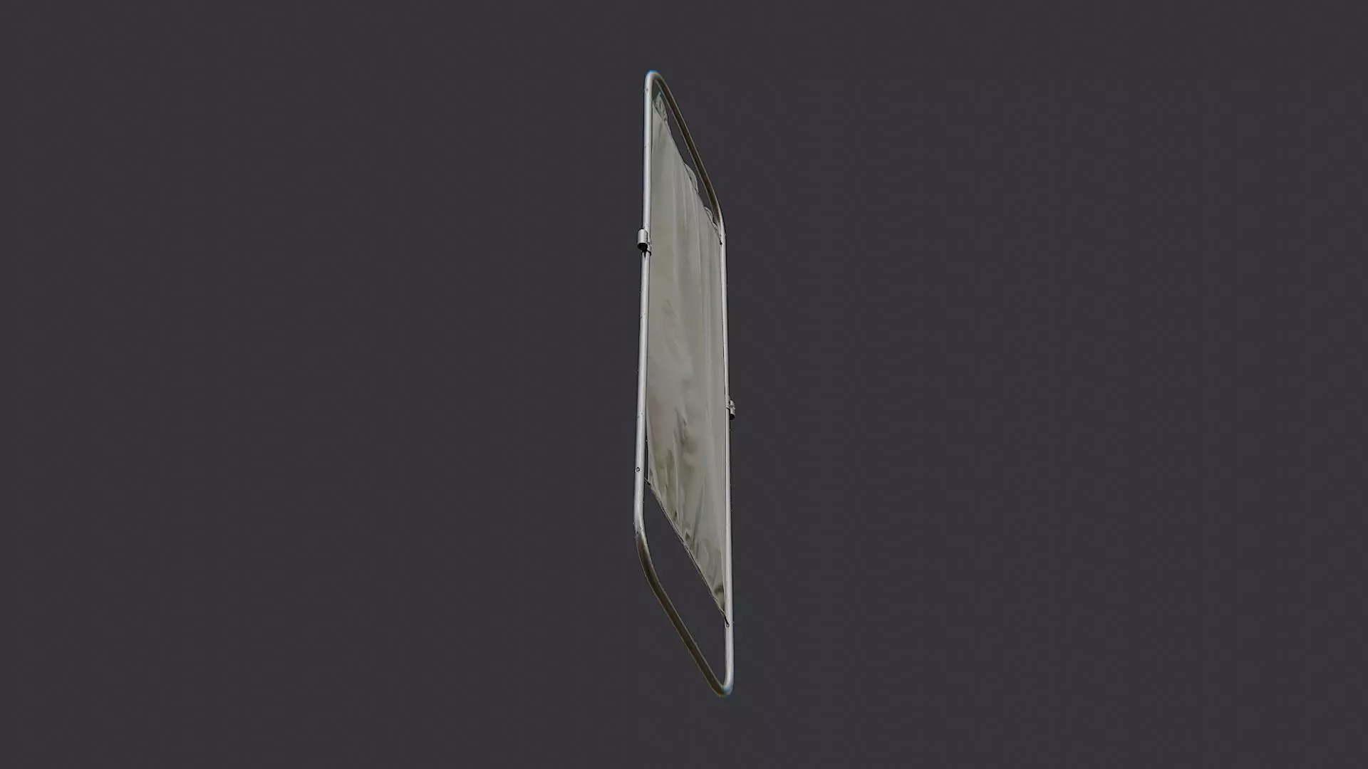 Medical Privacy Divider Screen Low-poly 3D model_5