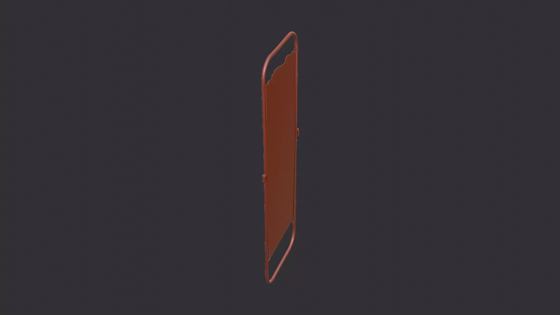Medical Privacy Divider Screen Low-poly 3D model_6