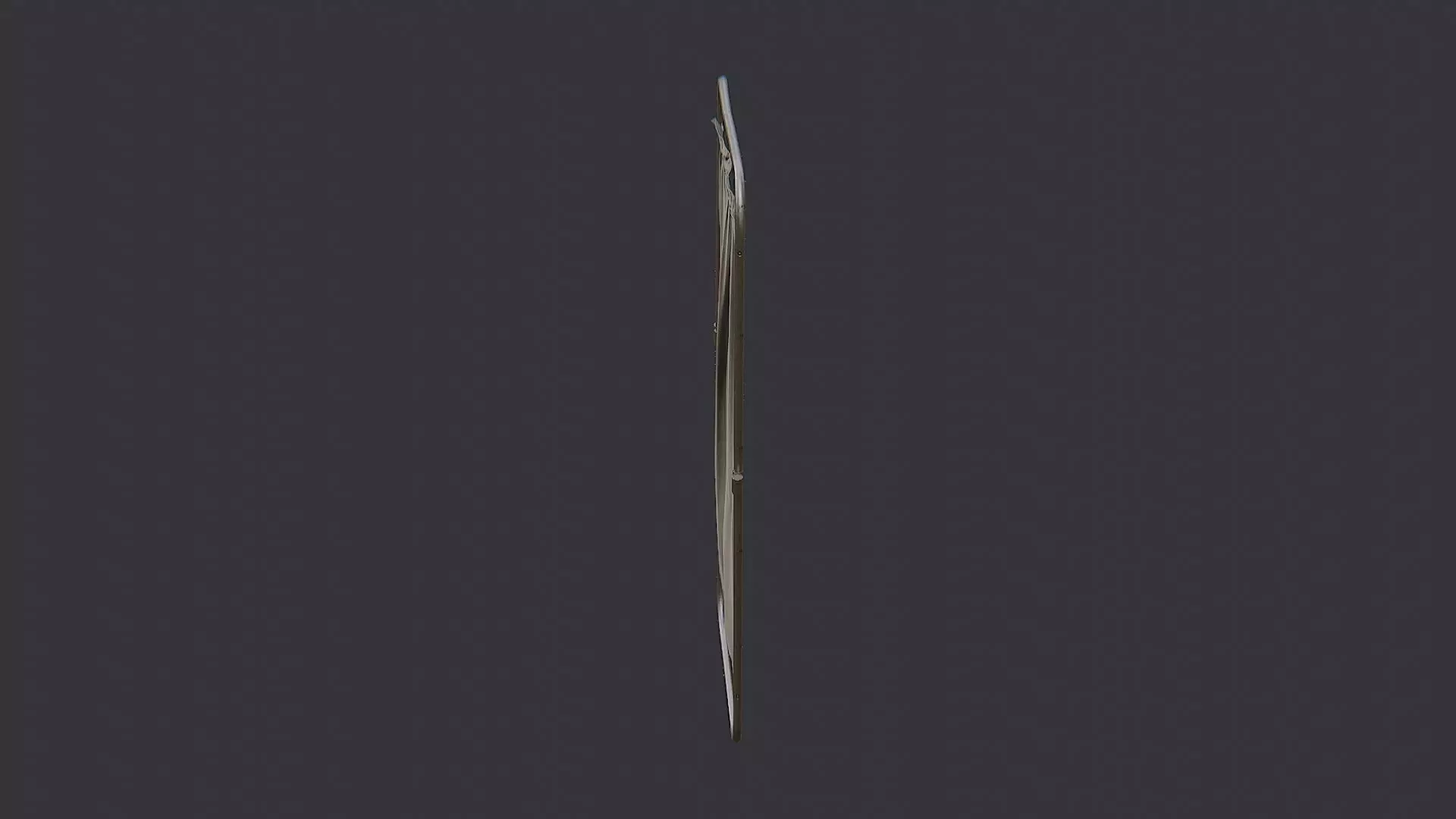 Medical Privacy Divider Screen Low-poly 3D model_3