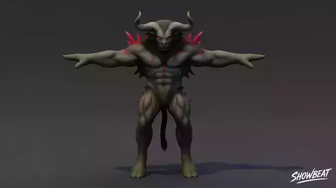 Cursed Minotaur T-Pose