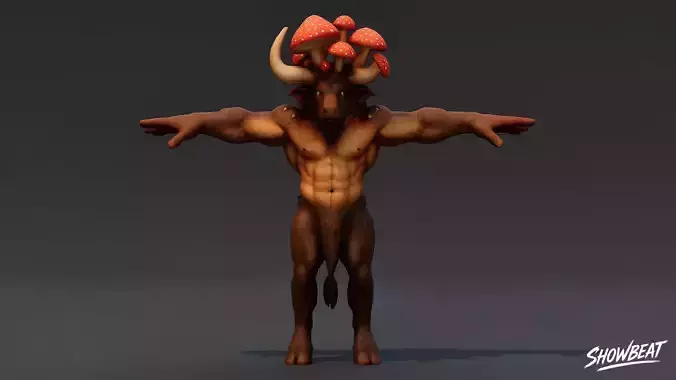 Fungal Minotaur T-Pose