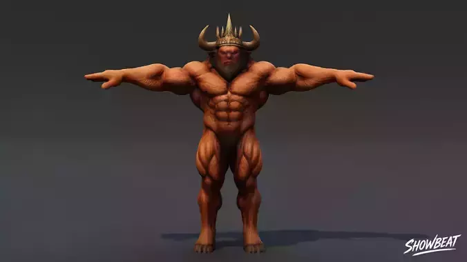 King Minotaur  T-Pose