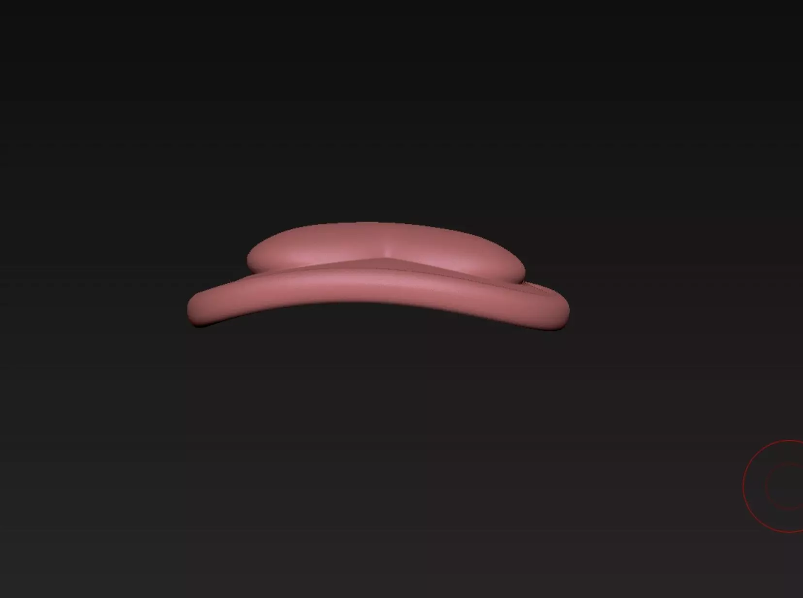 Heart Eye Patch 3D print model_3