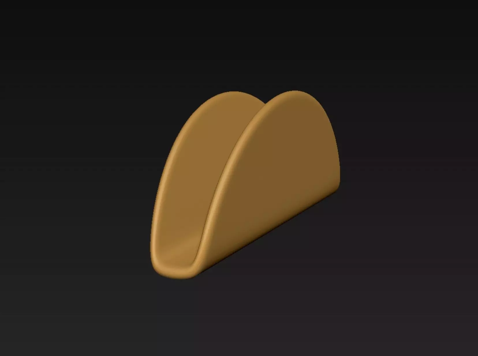 Taco Shell 3D print model
