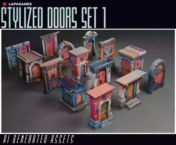 Stylized Doors Set 1