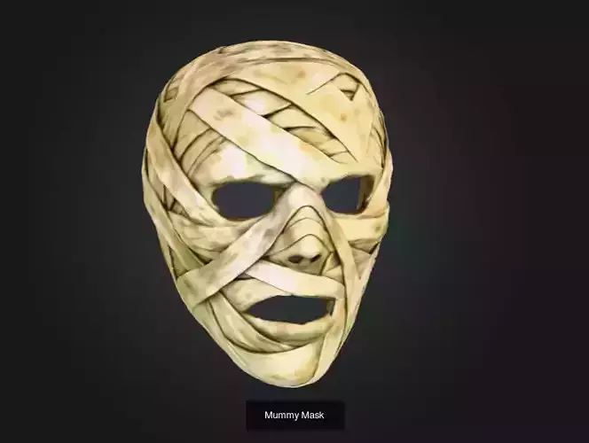 Ancient Horrors Mask of Forgotten Souls 3D Model Collection