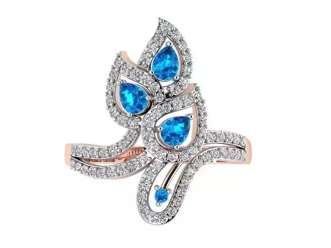 Royal Elegance Diamond Ring Collection Luxurious 3DM  STL Pack