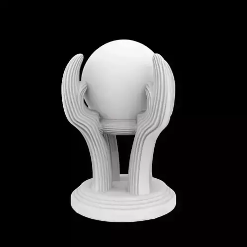 Crystal Ball Holder 3D Print Model