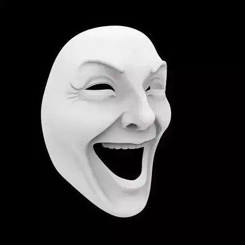 Evil Grin Mask 3D Print Model